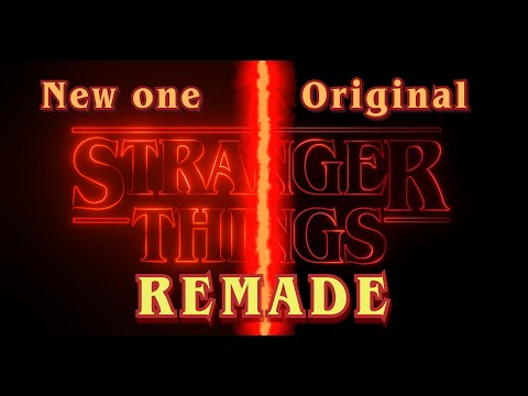 Stranger Things Intro entirely REMADE | WIth new LIGHTS effect !