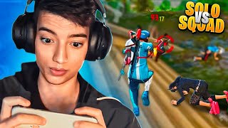 1 SEMANA NO IPHONE 8 PLUS E FIZ O IMPOSSIVEL SOLO VS SQUAD! FREE FIRE MOBILE