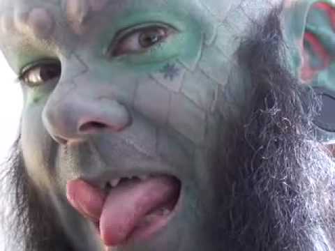 Archive video: Meet the Lizardman