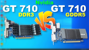 Any Faster?   Geforce GT 710 DDR3 vs GDDR5