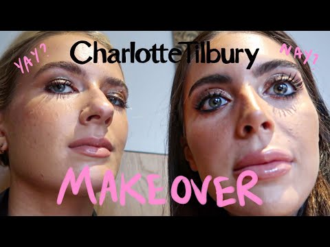 GETTING OUR MAKEUP DONE AT CHARLOTTE TILBURY | Yay Or Nay?! | Sophia And Cinzia