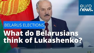 What do Belarusians think of Lukashenko?