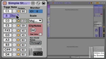 Simple Step Sequence Max for Live device for Ableton Live