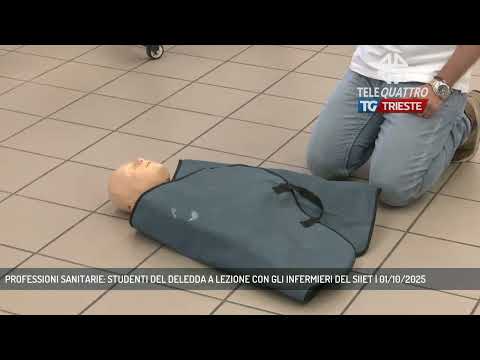 PROFESSIONI SANITARIE: STUDENTI DEL DELEDDA A LEZIONE CON GLI INFERMIERI DEL SIIET | 01/10/2025