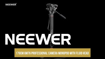 Introducing the Neewer 179cm GM76 Professional Camera Monopod With Fluid Head