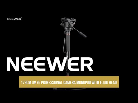 Introducing The Neewer 179cm GM76 Professional Camera Monopod With Fluid Head
