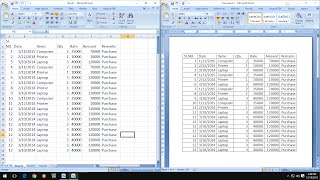 How to Exact Copy & Paste Excel Data into Word Table screenshot 4