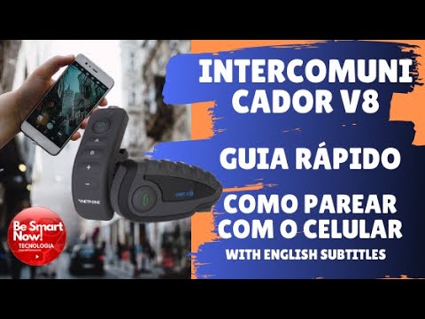HOW TO PAIR THE VNETPHONE V8 INTERCOM WITH ANDROID SMARTPHONE