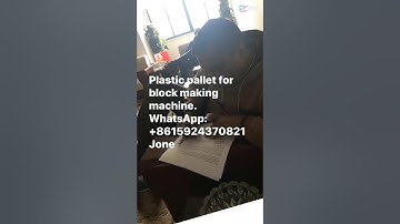 GMT fiber pallet for blocks making machine