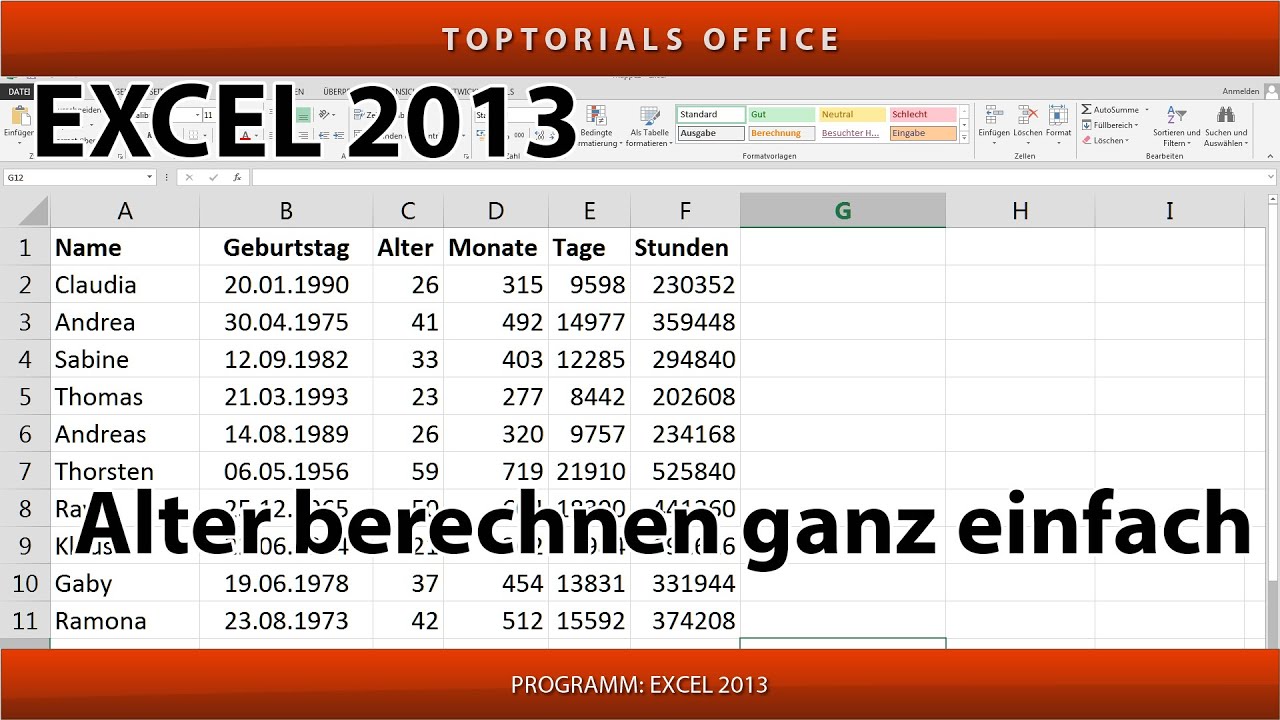 alter-berechnen-in-excel-jahre-monate-tage-stunden-minuten-youtube