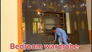 Bedroom wardrobe with mirror | new almari design 2023