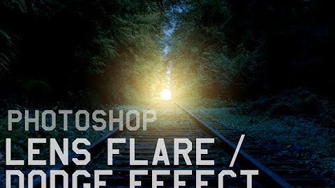 Apply LENS FLARE without plug-in (EASY Steps)