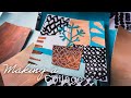 Mixed Media for Beginners | Making a Collage Series with Acrylic Painted Paper