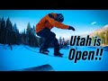 Snowboard Season is HERE !!  Solitude FIRST to OPEN in Utah
