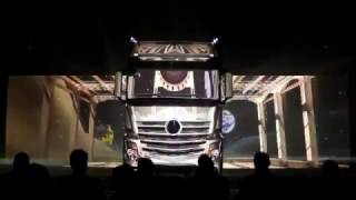 The New Dimension Mb. Actros 1851 Mp4-Video Mapping Launch 2011 Spa(By Danyel97)