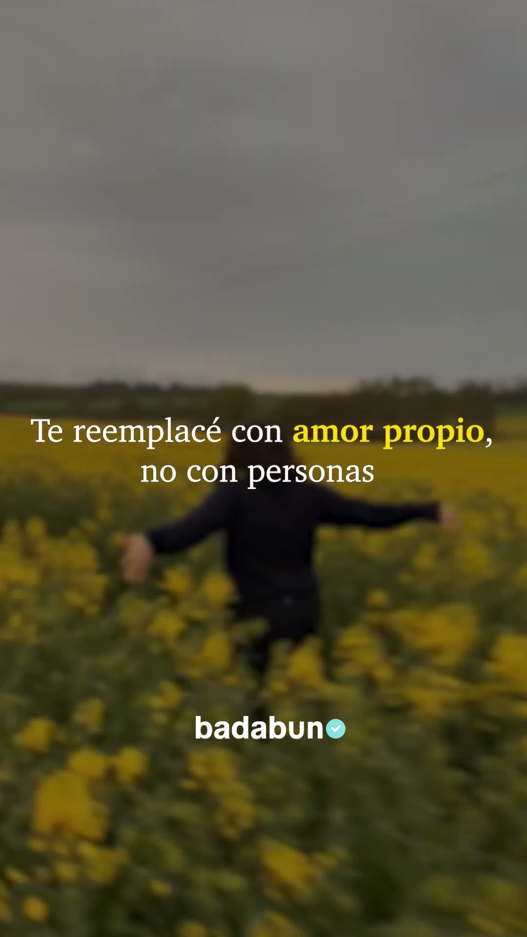 Te reemplacé con amor propio