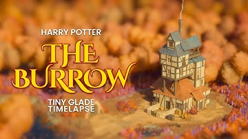 The Burrow from Harry Potter – Tiny Glade Timelapse Build