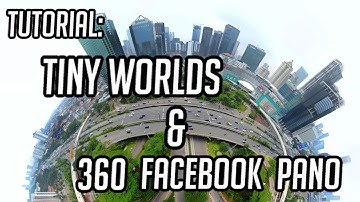 Tiny Worlds & 360 Facebook Panoramas with Drone! Litchi App - How To