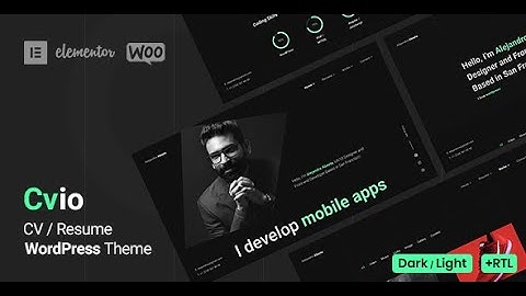 CV Resume WordPress Theme - Cvio v3.0: How to Install Theme & Import Demo