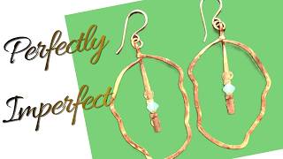 DIY Irregular Boho Hoop Earrings | 6 Easy Contemporary Jewelry Tricks | Design Hack #16