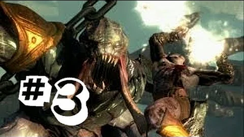 God of War Ascension : Fighting the Infected Hand of Aegaeon the Hecatonchires - Walkthrough Part 3