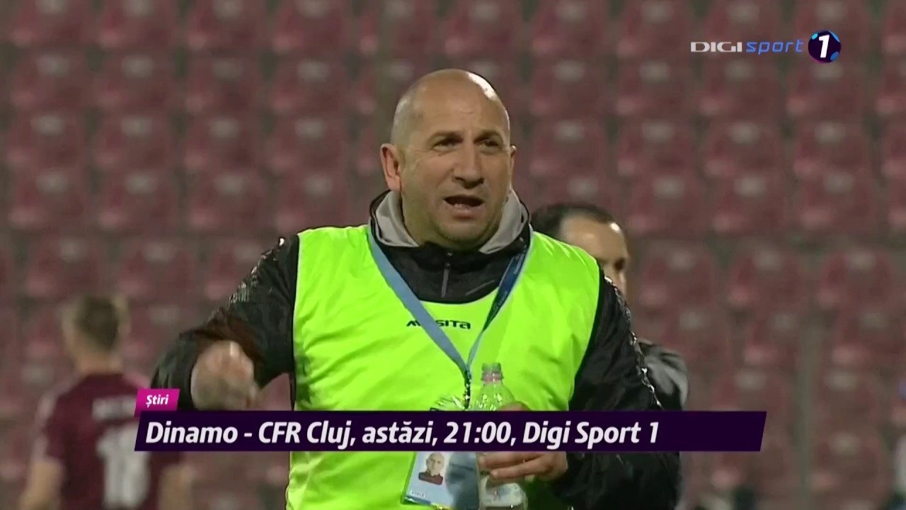 Dinamo Cfr Cluj Astazi La Ora 21 00 Youtube