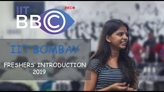 Freshers' 2019 Introduction IIT Bombay