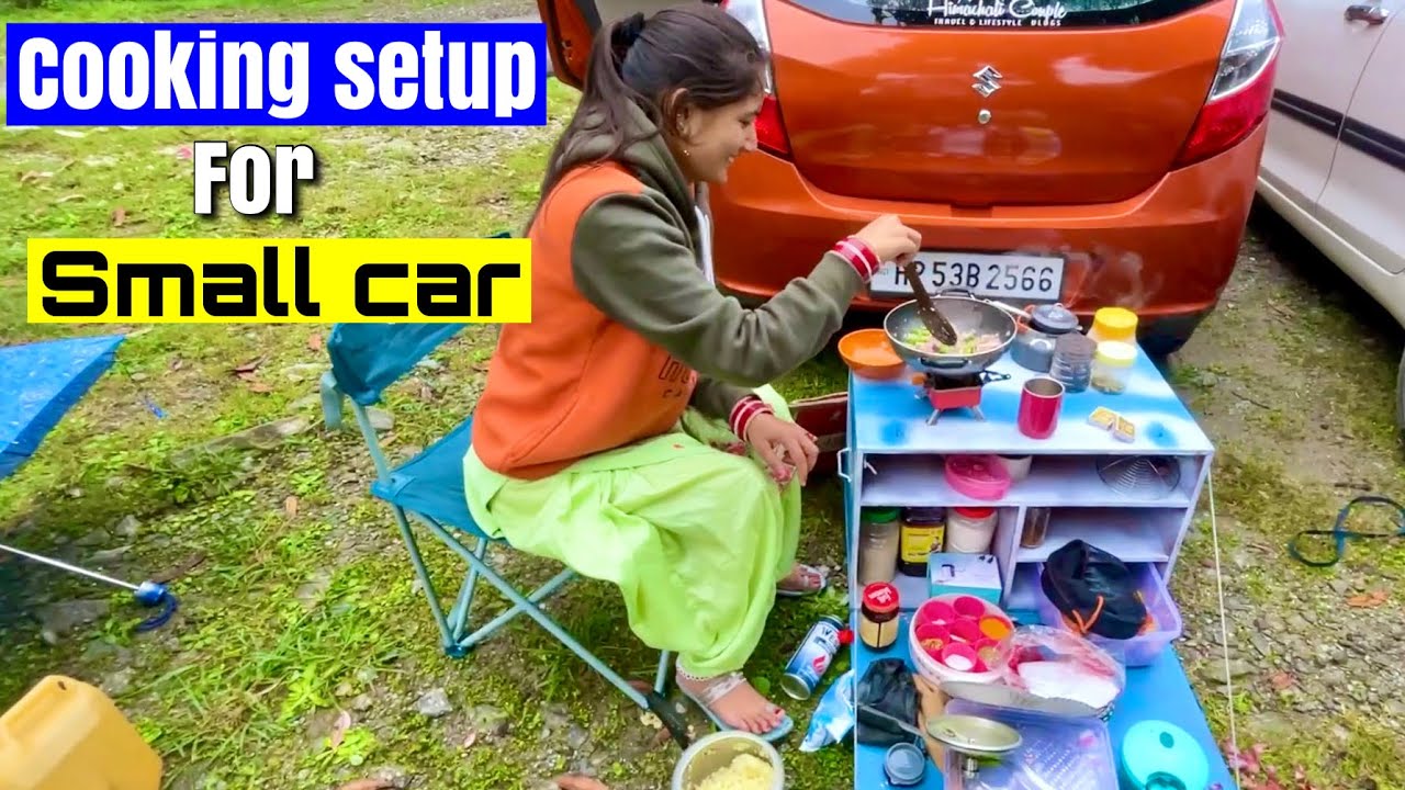 ⁣Vlog 172 | Best cooking setup for alto k10. Mini camper van in India.