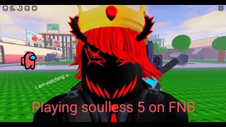 playing soulless 5 from guitar hero star on FNB (hard)