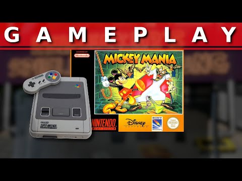 Video Gameplay : Mickey Mania: The Timeless Adventures of Mickey Mouse [SNES]