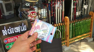 Cước thẻo tàng hình Tasayan Japan||Đồ câu chợ lầu