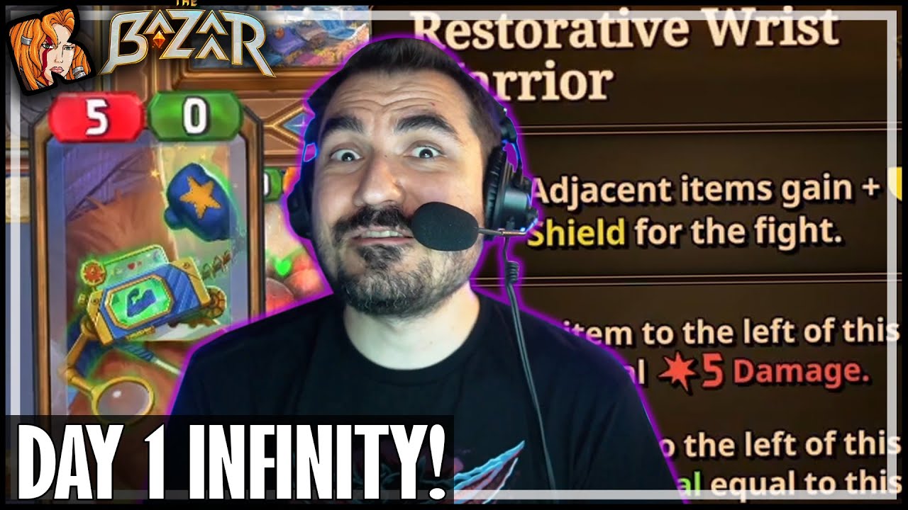 HIGHEST ROLL EVER! DAY 1 INFINITY PYG! - The Bazaar