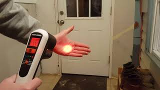 Tiny Review #1 : Using a Thermal Leak Detector to check for air draft, cold  air leakage and how angry your wife is.