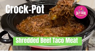 Easy Crock-Pot Shredded Beef Taco Meat