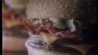 1986 Burger King Double Deluxe We know how burgers should be TV Commercial