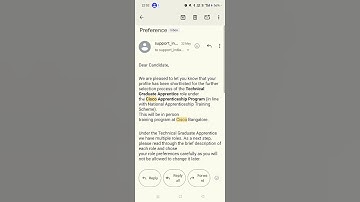 Shortlisted for Cisco Apprenticeship program #cisco #itjobs