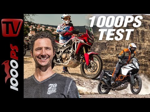 1000PS Test - Honda CRF1000L Africa Twin vs. KTM 1090 Adventure R - harte Reiseenduros im Gelände 1000PS Test - Honda CRF1000L Africa Twin vs. KTM 1090 Adventure R - harte Reiseenduros im Gelände