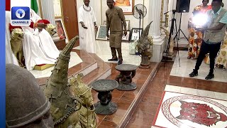 Germany Returns Ancestral Stools To Oba Of Benin