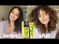 FINGER COILING CURLY HAIR USING MARC ANTHONY CURL ENVY CURL CREAM | extreme definition | Review