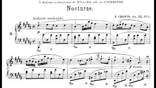 Chopin: Nocturne Op.32 No.1 in B Major (Moravec)