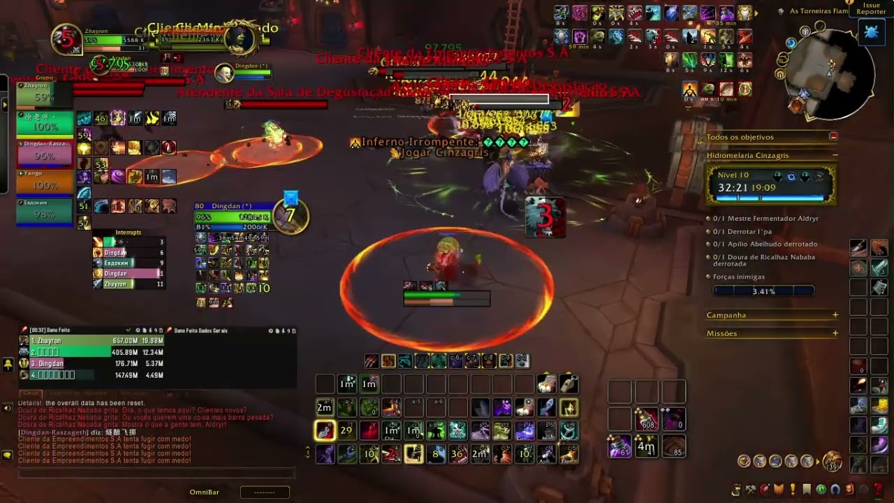 POV PTR WOW Goblin hunter doing 20m dps just to test some things in a small pack ;)