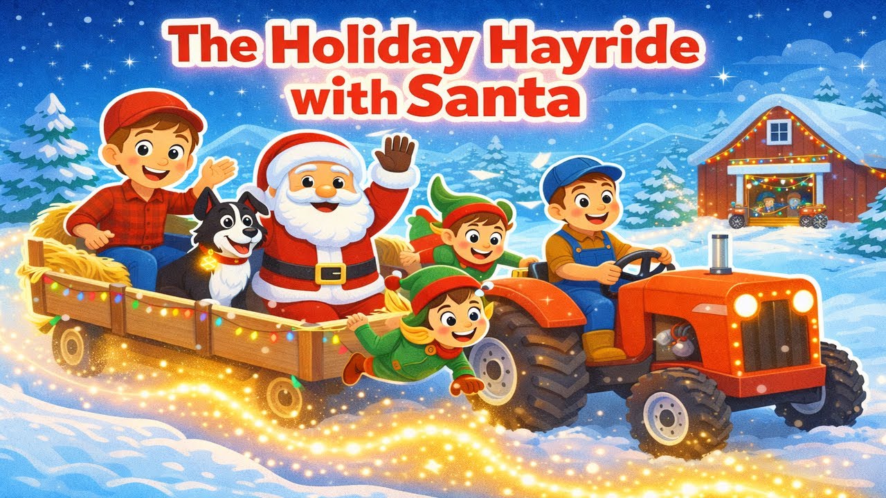 The Holiday Hayride with Santa 🎄 | Jake & Max Christmas Farm Adventure ...