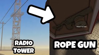 Dusty Trip The Radiotower | How to get a Rope Gun
