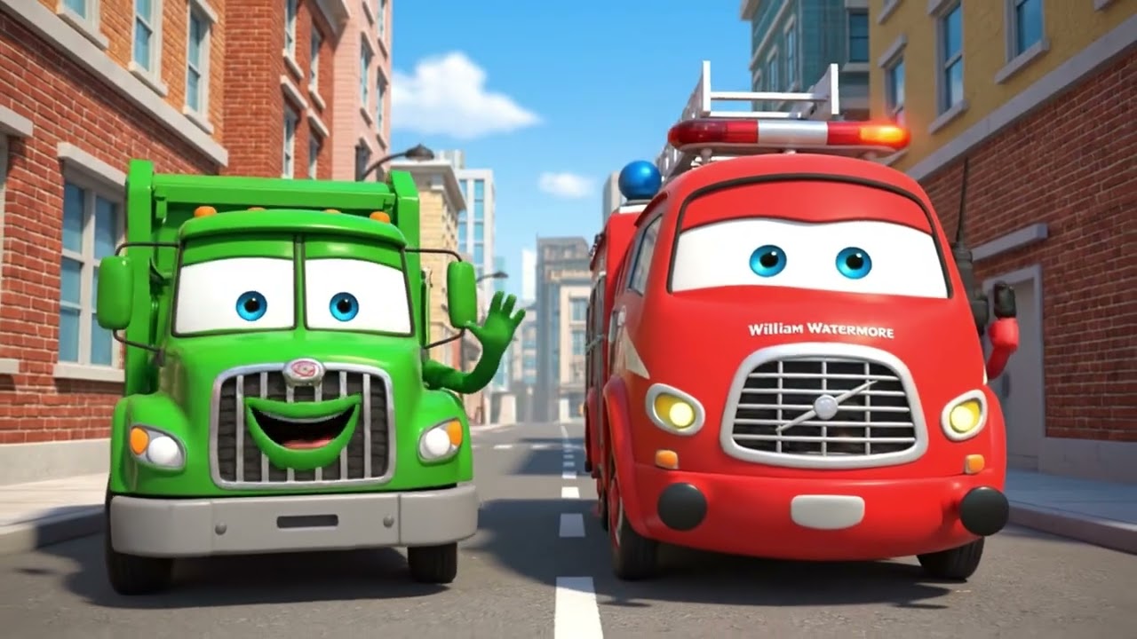 Sergeant Cooper the Police Car - Part 2 - William Watermore the Fire Truck (RCH)