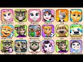 Talking Angela 2,Talking Tom 1, Talking Angela 1 Talking Cat 2, Talking Tom 2 Talking Hank