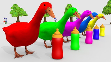 Chú Vịt Con, Chú Voi Con Ở Bản Đôn - Nhạc Thiếu Nhi ReMix Sôi Động - Phim Hoạt Hình 3D Các Con Vật