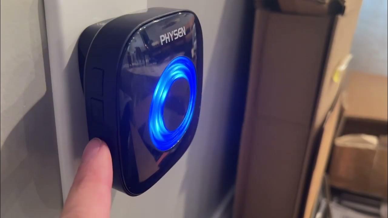 Review of Wireless Doorbell PHYSEN Door bell Chimes with Mute Mode, 58