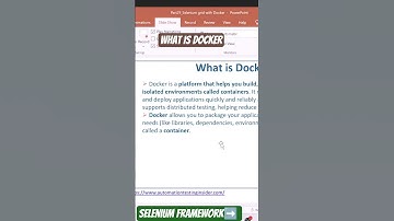 What is docker? Complete Selenium framework