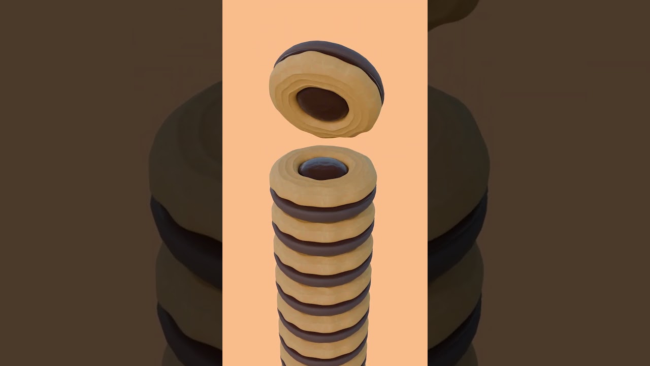 Oddly Satisfying Cookie Bounce - Perfect Loop  