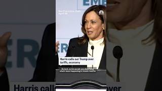 Harris calls out Trump over tariffs, economy